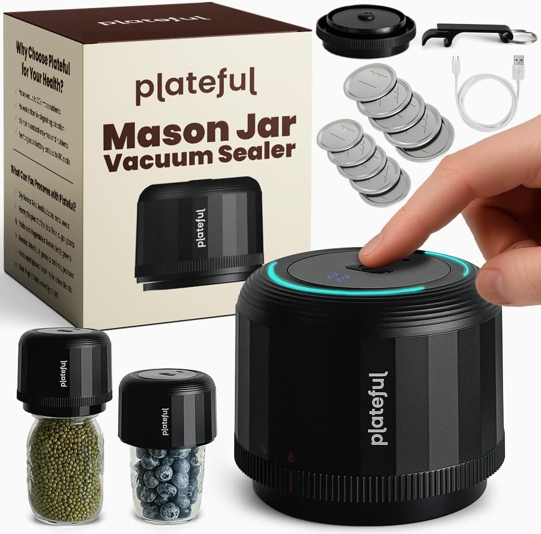 VacuFresh™ Mason Jar Vacuum Sealer