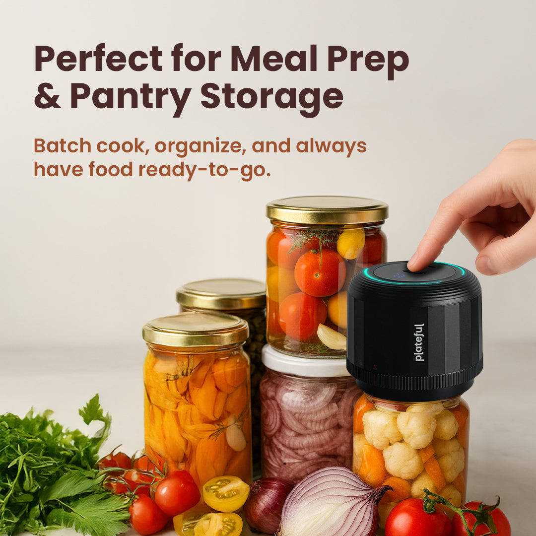 VacuFresh™ Mason Jar Vacuum Sealer
